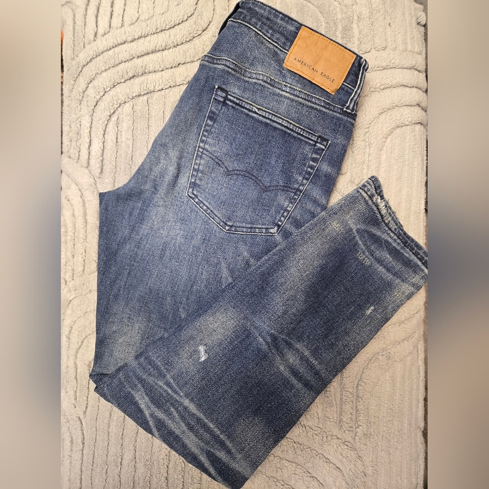 American Eagle Outfitters Men's Blue Jeans